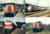 4 x European? Train Railway Photos ref038