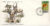 The Waterbuck antelope OUAGADOUGOU VOLTA 1979 Stamp World Wildlife Fund First Day Cover FDC refWWF17