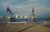 Black Gold Oil Well Pumps on Pier Long Beach California vintage POSTCARD bx3