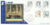 Italy Lire-EURO currency 1st postal stamps 1999 Trevi Fountain Rome Roma BENHAM silk cover refD122
