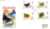 1981 Official Butterflies Guernsey stamps First Day Cover Mercury refE101105