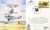 Fairy Fox 1984 Jersey flown Buccaneer S2B XV 983 No. 12 SQUADRON SIGNED Pilot: Hunter Navigator: Mander stamp cover Raf Lossiemouth refD353