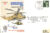 1974 WESTLAND HELICOPTERS Commando Lynx Gazelle FARNBOROUGH RAF stamp cover refE71