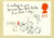 GREETINGS I’m writing to you … by Mel Calman Postcard special LAUGHTERTON 1996hand stamp postmark refE201