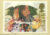 BEATRIX POTTER Characters from Peter Rabbit Postcard special CAKE hand stamp postmark GREETINGS refE219