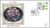 1993 BS23 ORCHIDS Vanda x Rothschildiana Royal Botanic Gardens KEW Ltd Edition small silk cover refF57