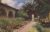 Mission San Diego de Alcala inner court  and  garden 1970s CALIFORNIA POSTCARD box3