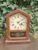 Antique American Mantel Clock – Simulated Rosewood. Maker Schutz.
