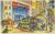 San Francisco Turntable Cable Cars CAFETERIA MOARS 1951 Ted Lewy POSTCARD box3