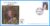 1980 Queen Mother 80th Birthday Stamps Ltd Ed BOCS25 Silk Walmer Castle FDC rcd33