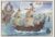 The Ark Royal 1587 Armada POSTCARD GREENWICH 500 DAYS AD2000 countdown handstamp